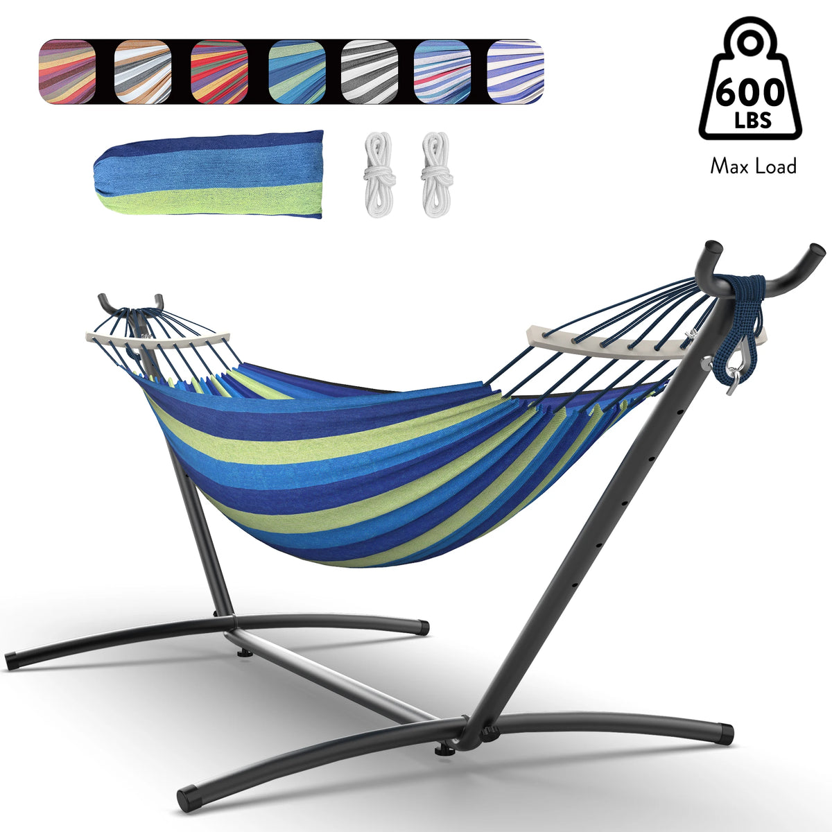 Gyroor Heavy Duty Hammock With Stand And Storage Bag