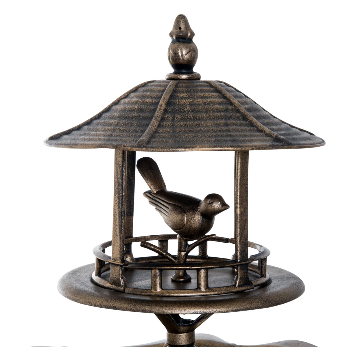 Outsunny 3in1 Resin Outdoor Bird Bath Garden Planter Feeder