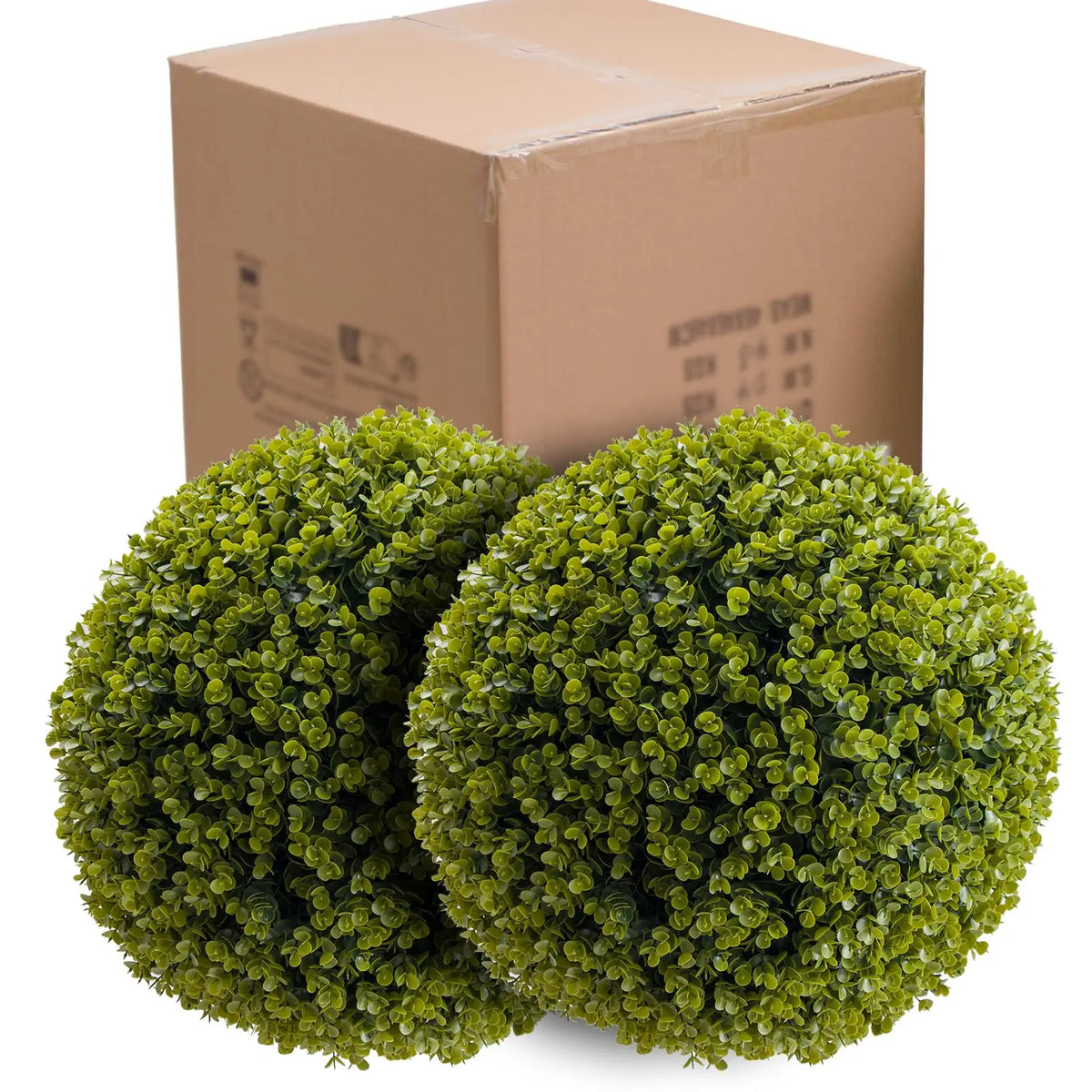 Studyset Artificial Topiary Balls Set of Two for Garden Decor