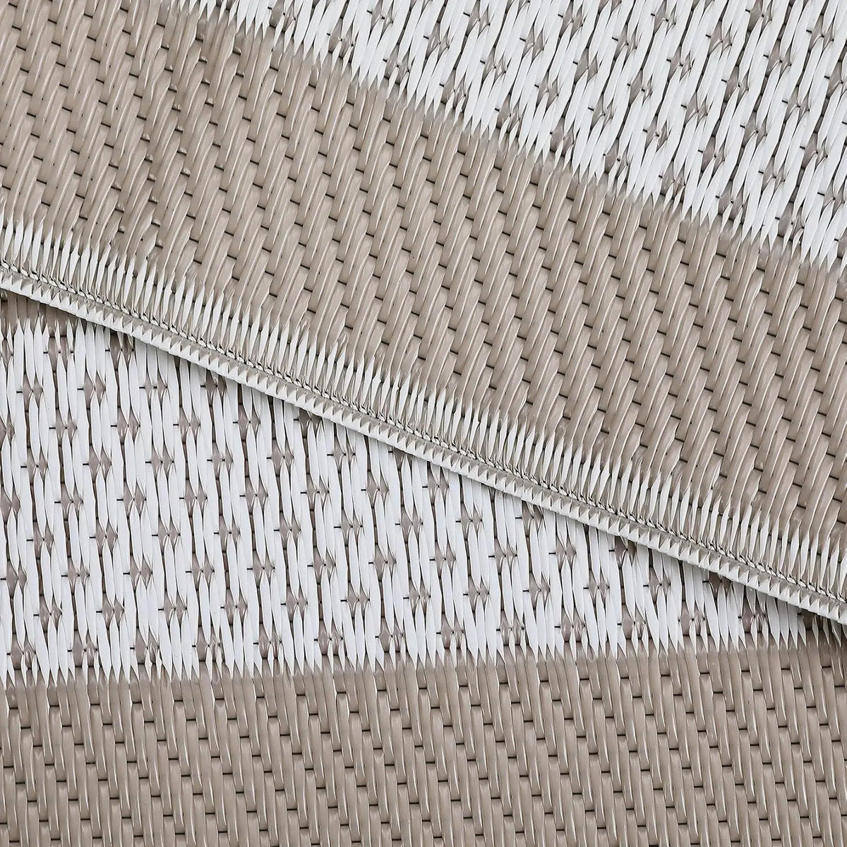 TWISTER Outdoor Waterproof Reversible Plastic Area Rug