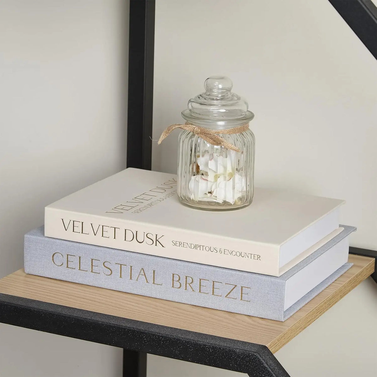 Garvee Stylish Linen Magnetic Book Shaped Storage Boxes