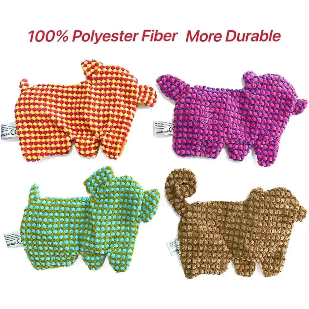 No Stuffing Dog Toy With Squeaker And Crinkle Paper
