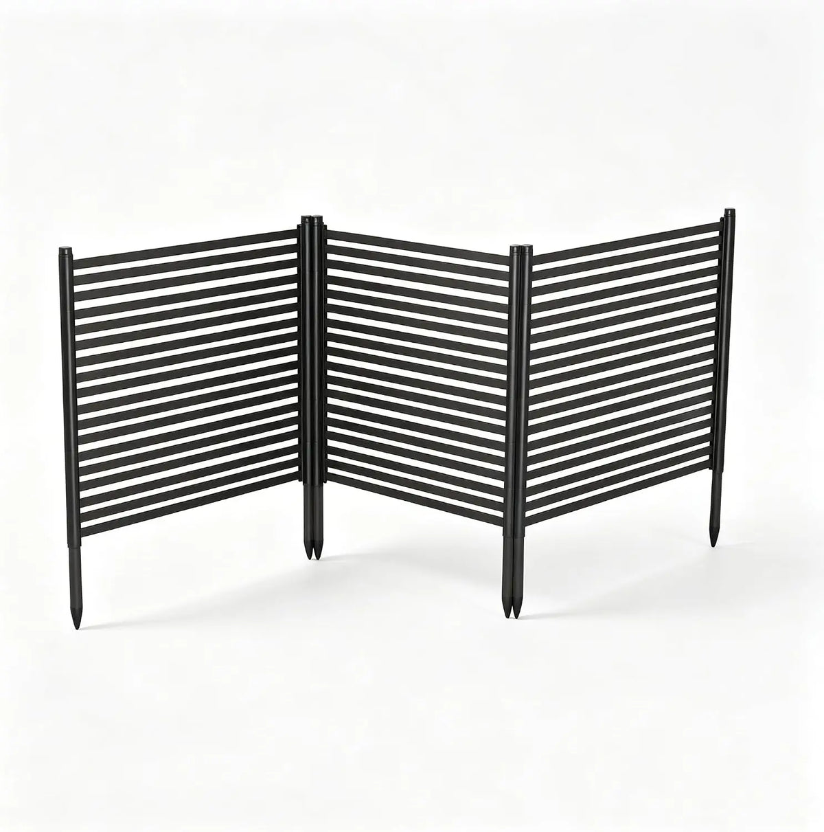 Expandable Metal Garden Fence Waterproof Uv Resistant Privacy Shield