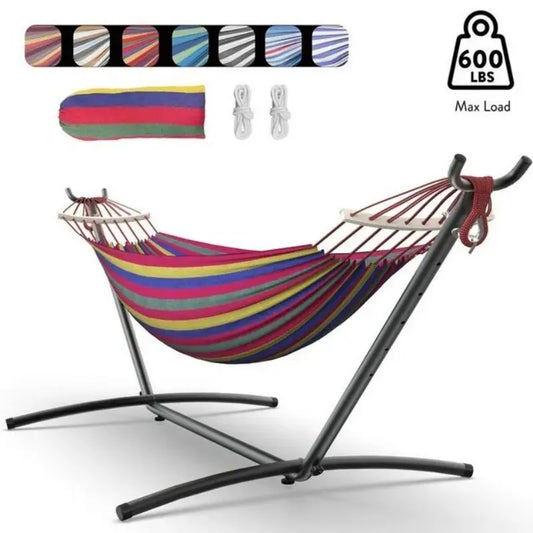Gyroor Heavy Duty Hammock With Stand And Storage Bag