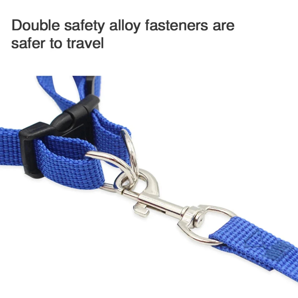Reflective Adjustable Pet Dog And Cat Harness With Leash Set