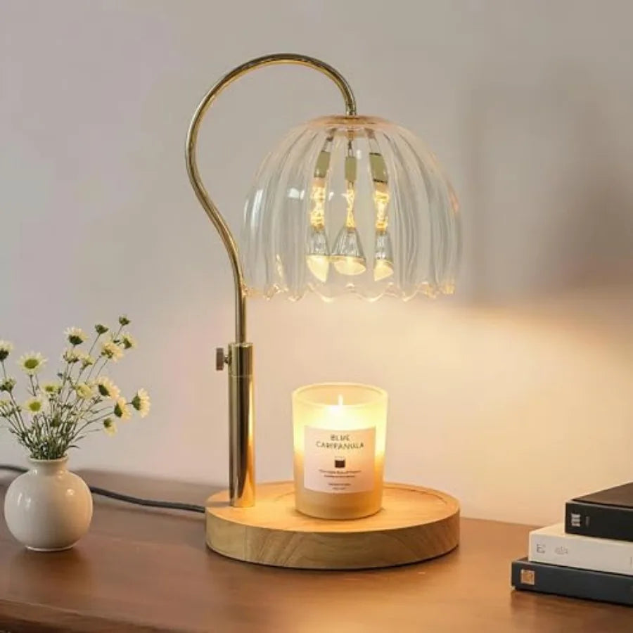 Electric Candle Warmer Lamp With Timer And Dimmer For Home