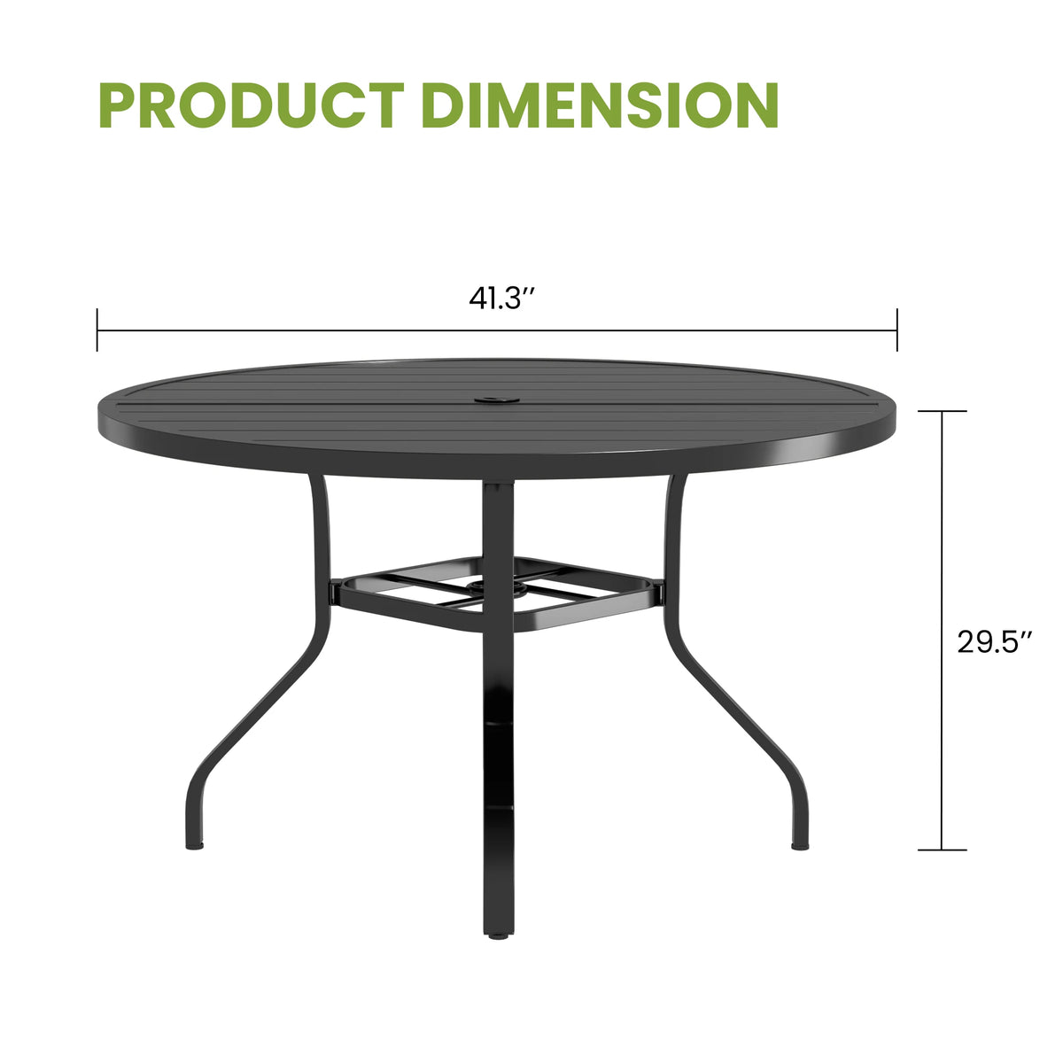 Farini Five Piece Outdoor Dining Set With Four Chairs