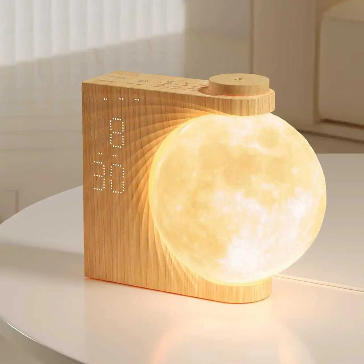 RETEYUNG Sunrise Alarm Clock With Moon Lamp And White Noise
