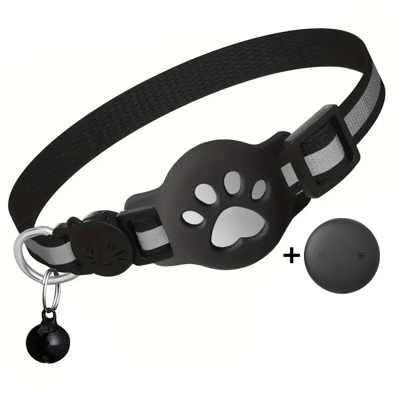 Reflective Breakaway Cat Collar Featuring Integrated Tracking Support
