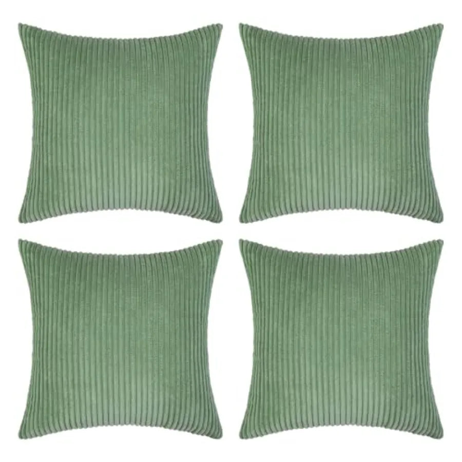 Boho Farmhouse Throw Pillow Covers With Soft Cotton Blend Cushion
