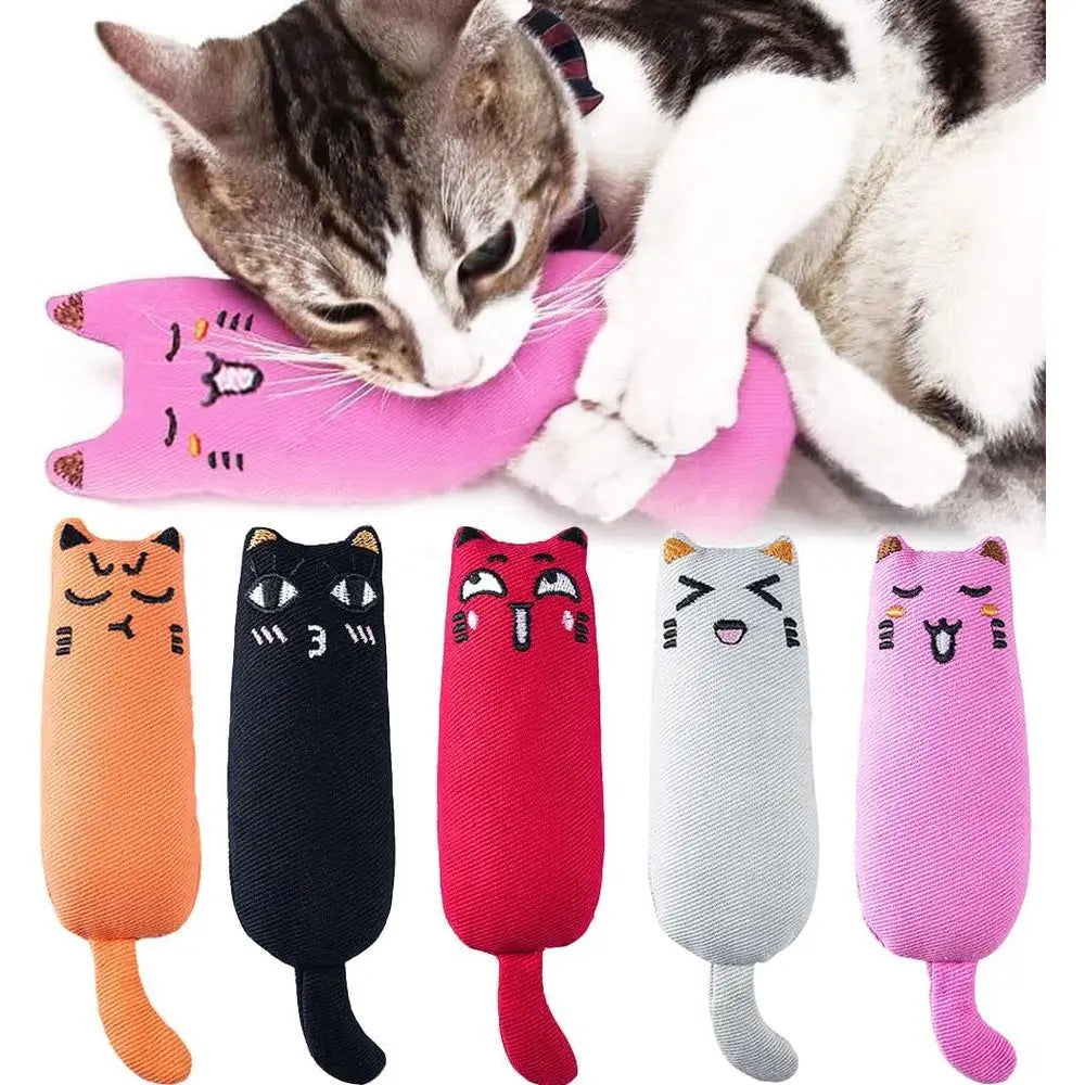 Bite Resistant Catnip Mouse Chew Toy For Active Cats