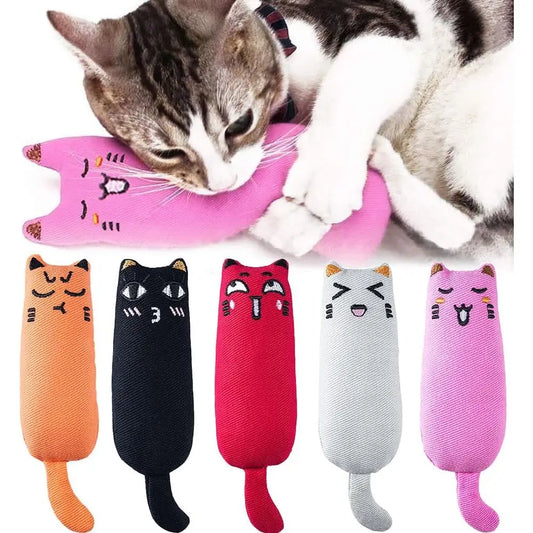 Bite Resistant Catnip Mouse Chew Toy For Active Cats