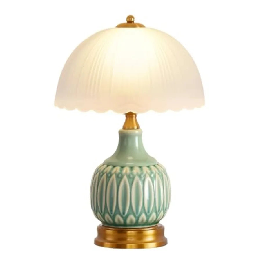 Classic Solar Ceramic Table Lamp For Living Room Decor