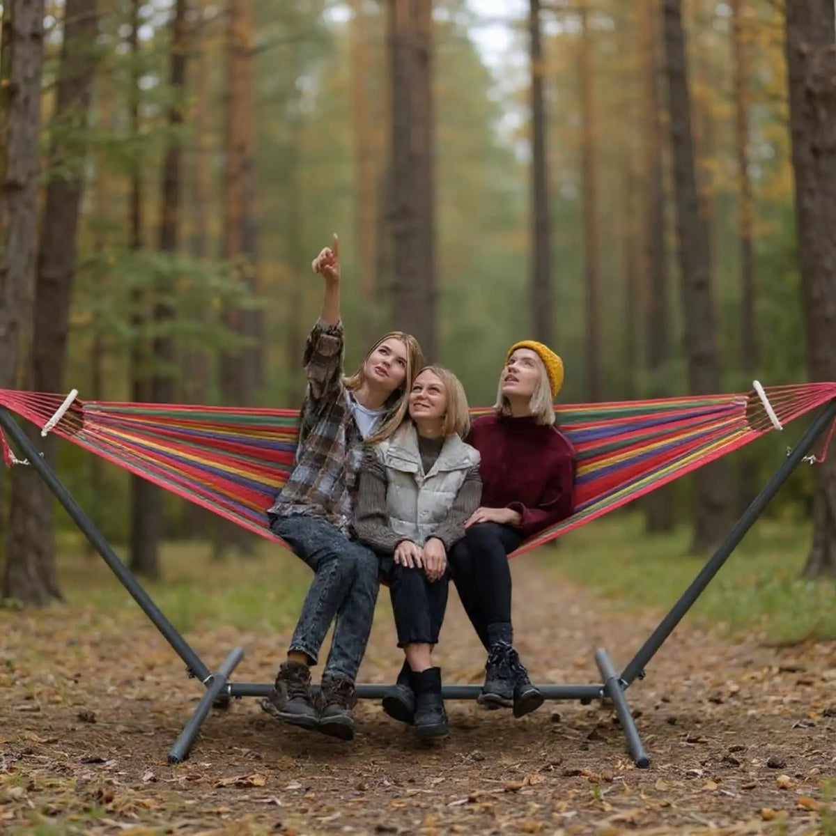 Gyroor Heavy Duty Hammock With Stand And Storage Bag