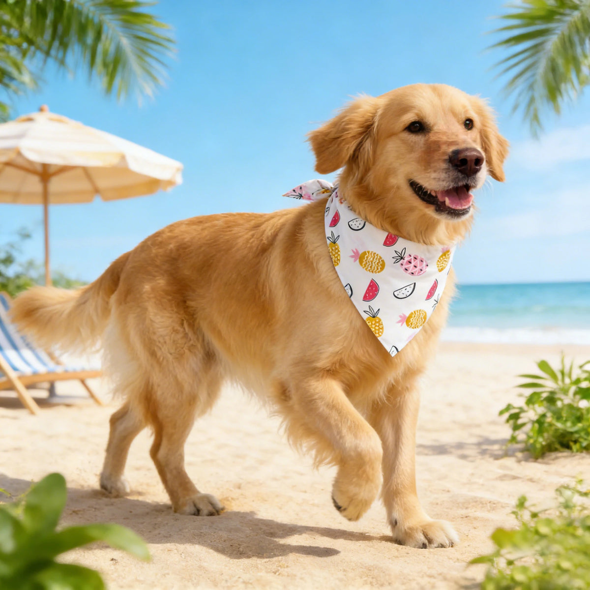 Premium Soft Pet Bandana Crafted From Quality Cotton Blend