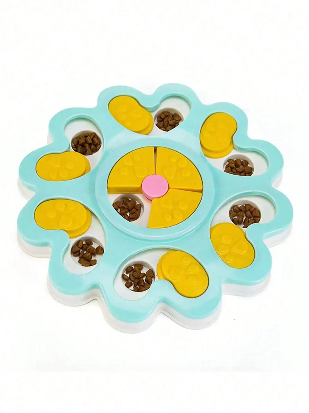 Interactive Pet Puzzle Slow Feeder Treat Dispenser Bowl