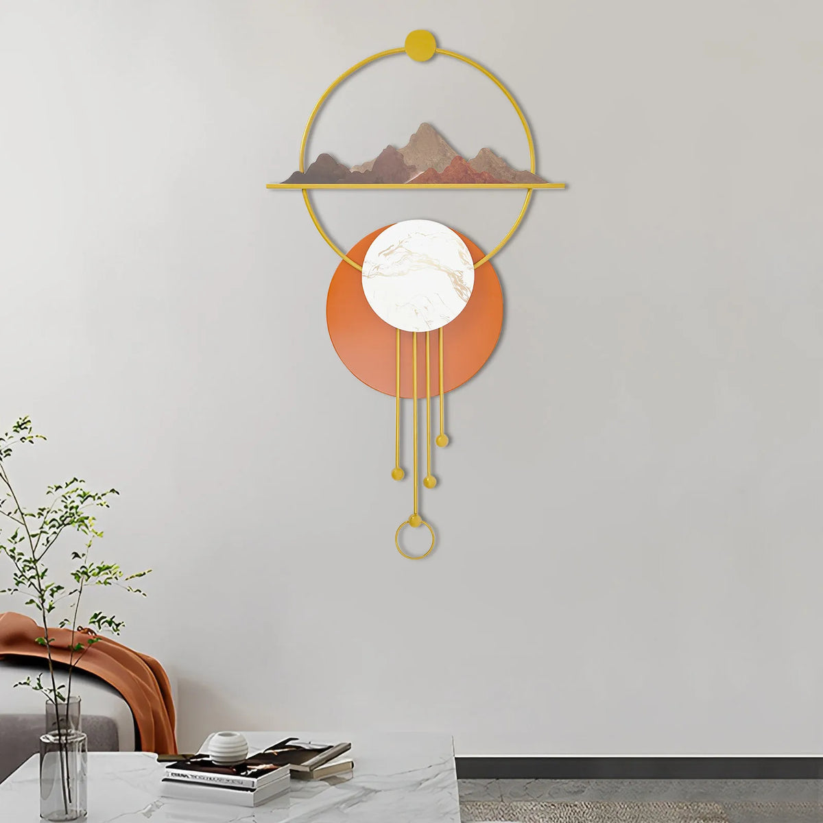 Abstract Iron Metal Wall Art Hangings For Living Room