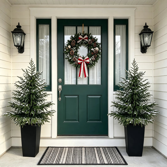 Olitree Artificial Norfolk Pine Faux Potted Trees For Indoor Home Decor
