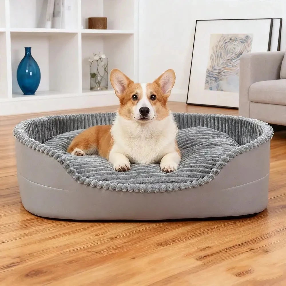 Premium Cotton Pet Bed For Dogs And Cats Indoor Outdoor