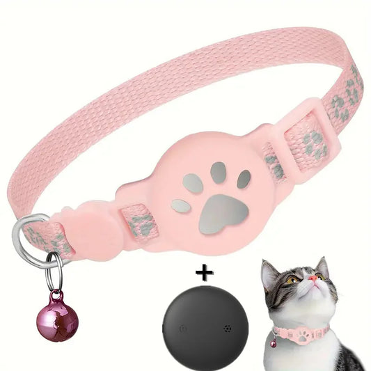 Reflective Breakaway Cat Collar Featuring Integrated Tracking Support