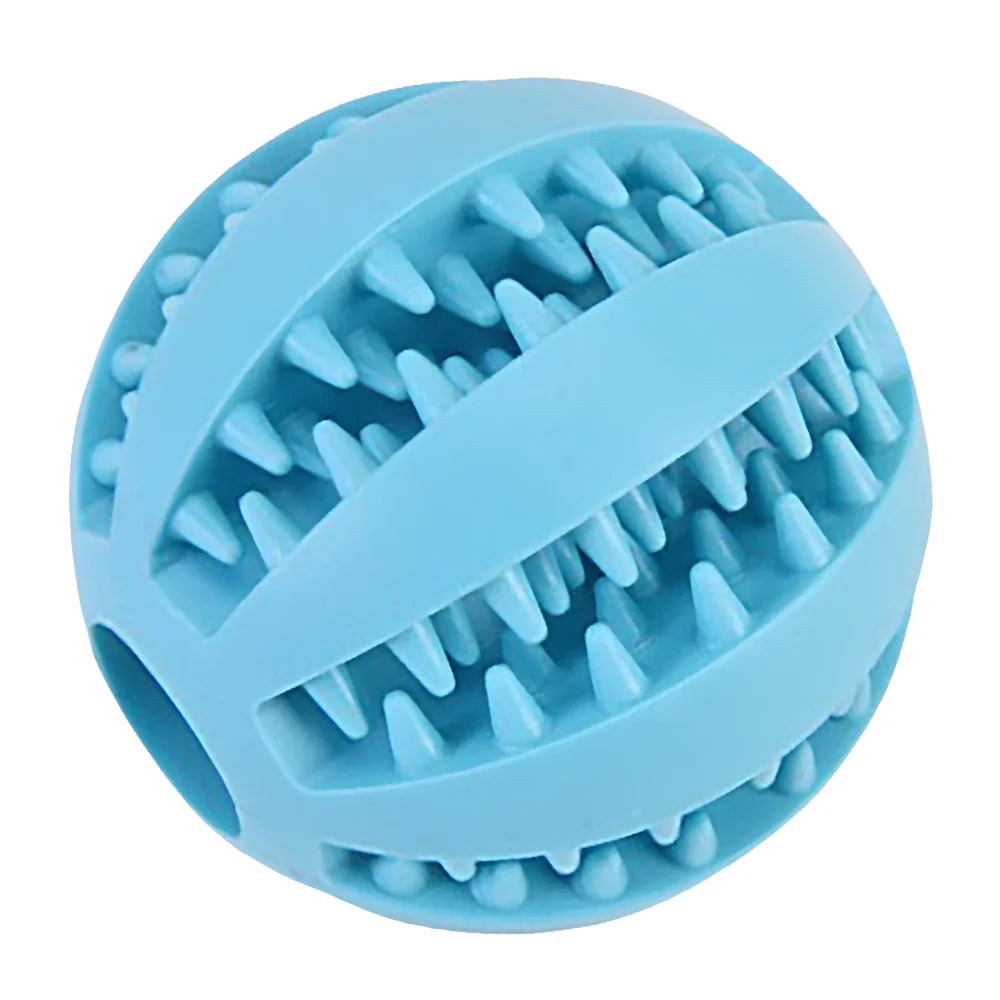 Interactive Rubber Dog Toy Ball For Teething And Training