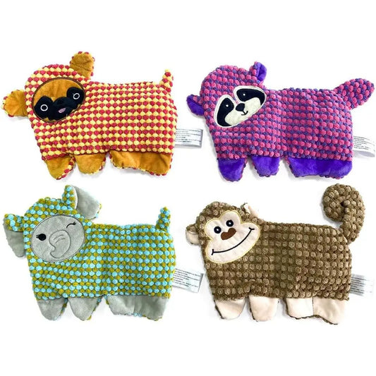 No Stuffing Dog Toy With Squeaker And Crinkle Paper