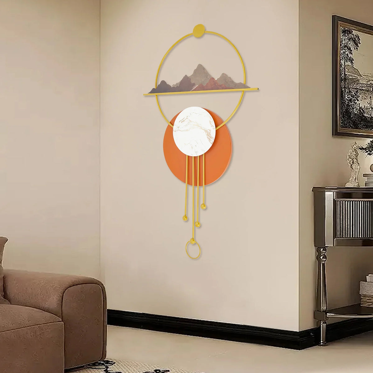 Abstract Iron Metal Wall Art Hangings For Living Room