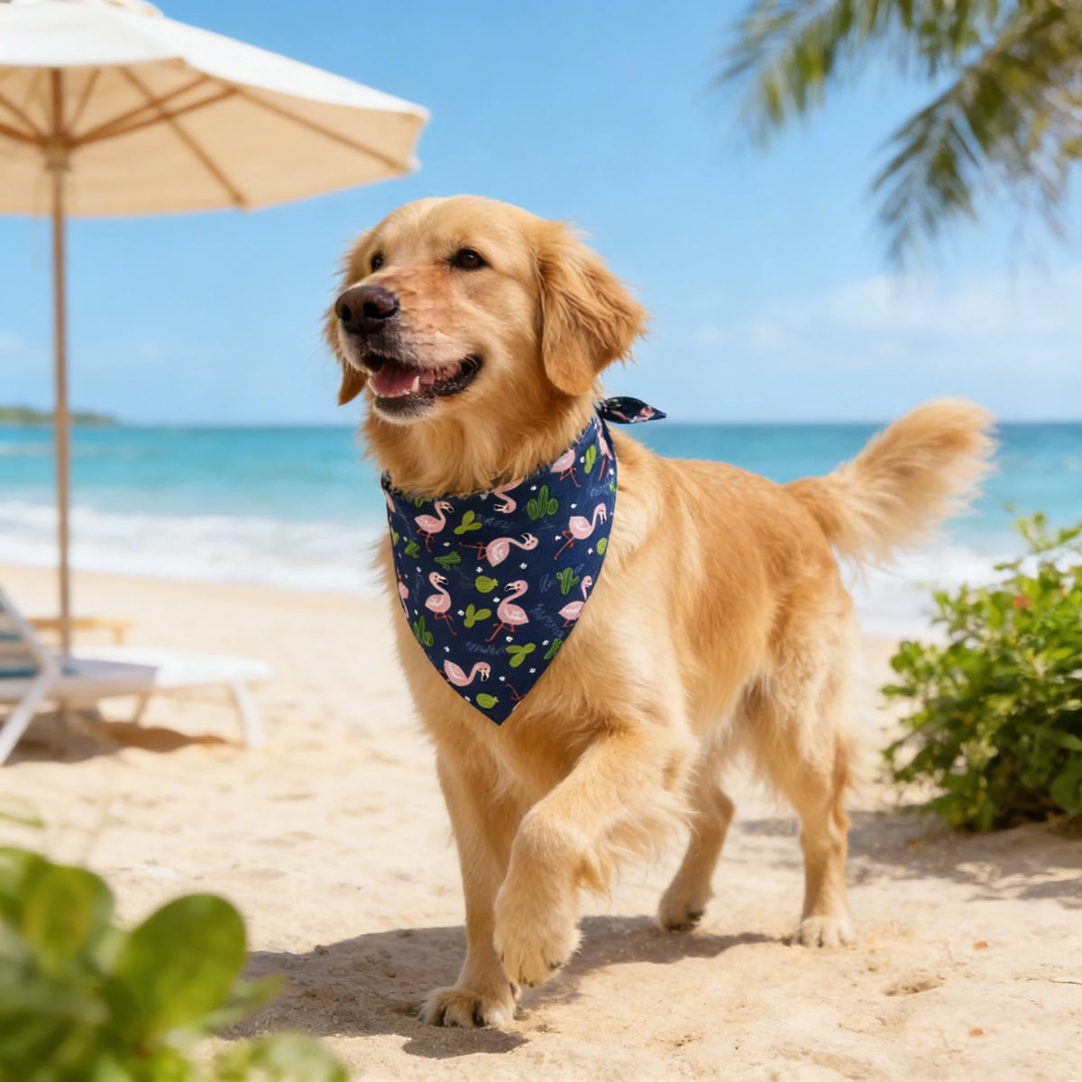 Premium Soft Pet Bandana Crafted From Quality Cotton Blend