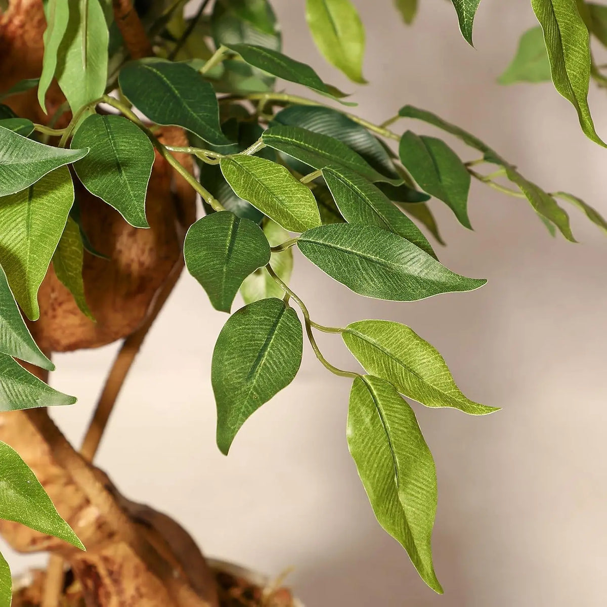 Premium Artificial Ficus Tree With Realistic Silk Leaves