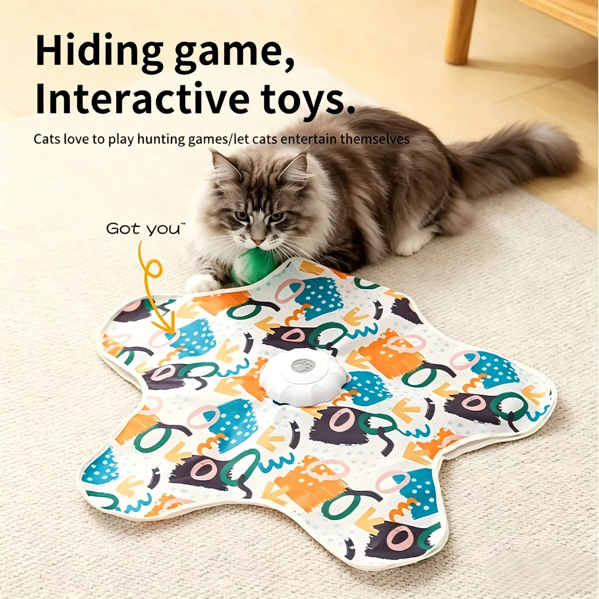 Pettravel Automatic Smart Sensor Cat Toy With Moving Feather Chirps
