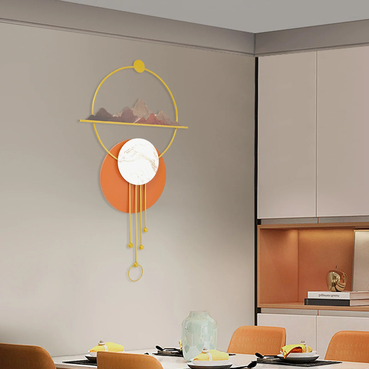 Abstract Iron Metal Wall Art Hangings For Living Room