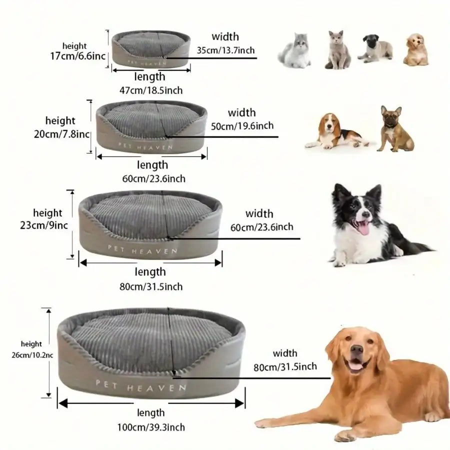 Premium Cotton Pet Bed For Dogs And Cats Indoor Outdoor