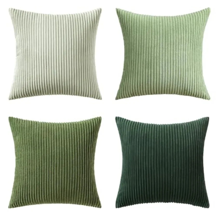 Boho Farmhouse Throw Pillow Covers With Soft Cotton Blend Cushion