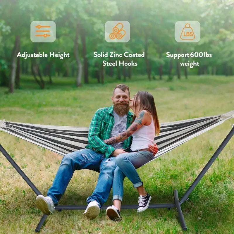 Gyroor Heavy Duty Hammock With Stand And Storage Bag