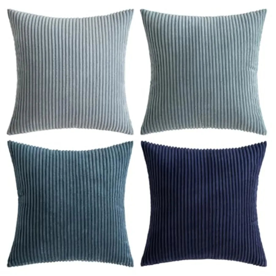 Boho Farmhouse Throw Pillow Covers With Soft Cotton Blend Cushion