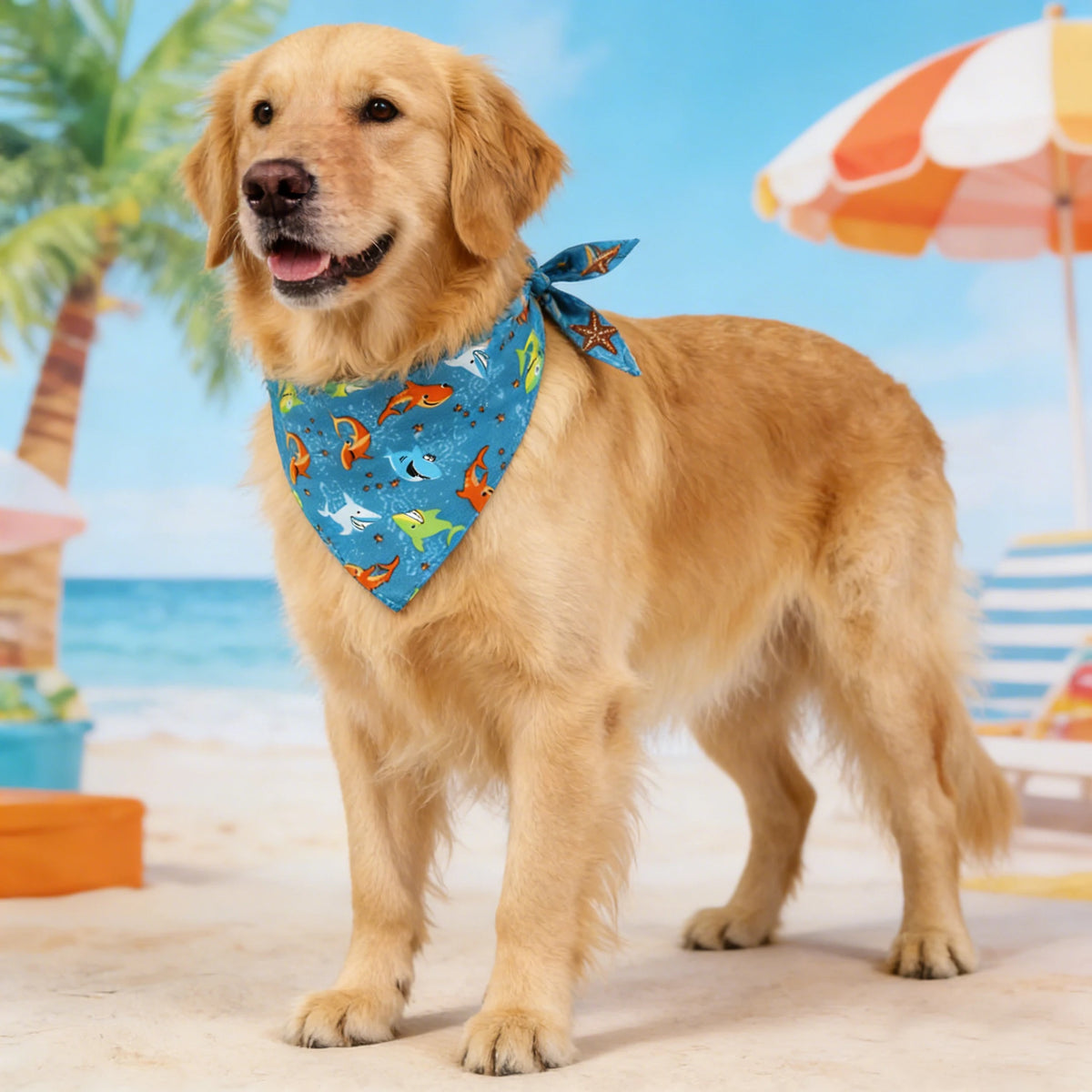 Premium Soft Pet Bandana Crafted From Quality Cotton Blend