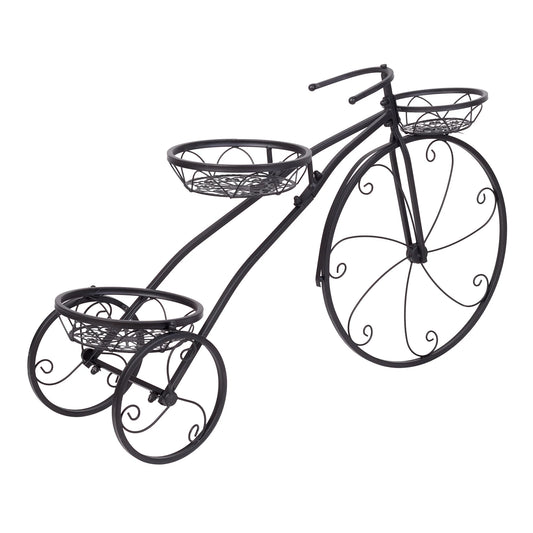 Wisfor Three Tier Bicycle Shaped Metal Plant Flower Stand